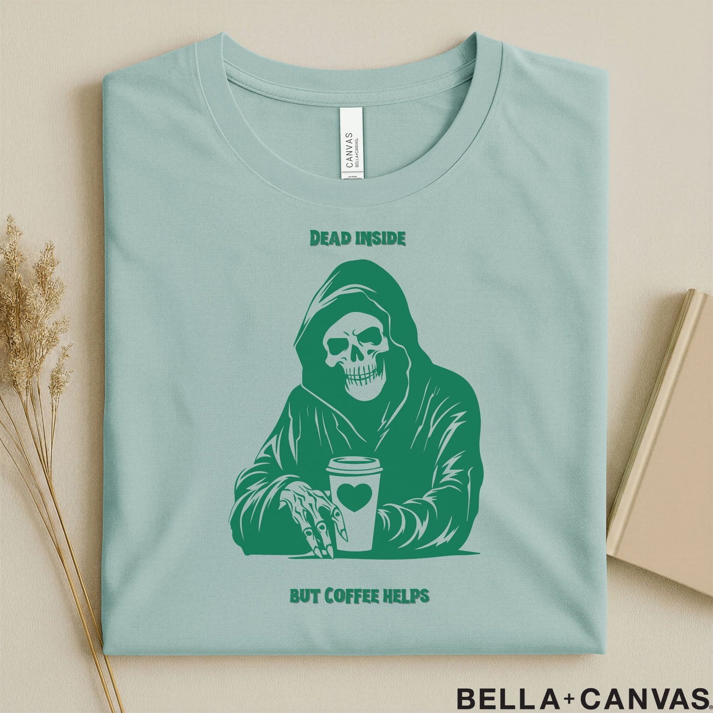 Dead Inside Coffee T-shirt - Perfect for coffee lovers