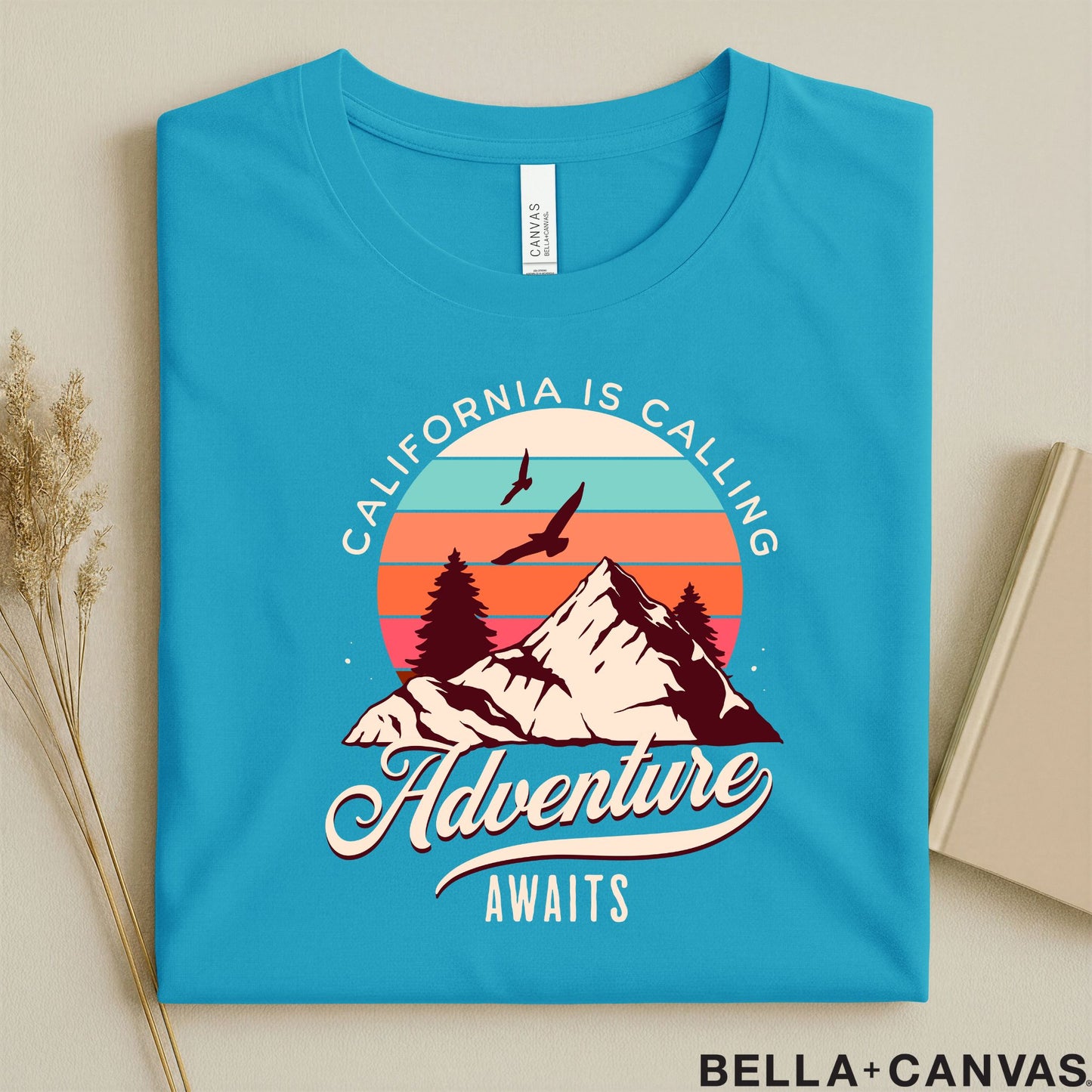 California Adventure Vintage T-Shirt - Unisex Graphic Tee for Travelers