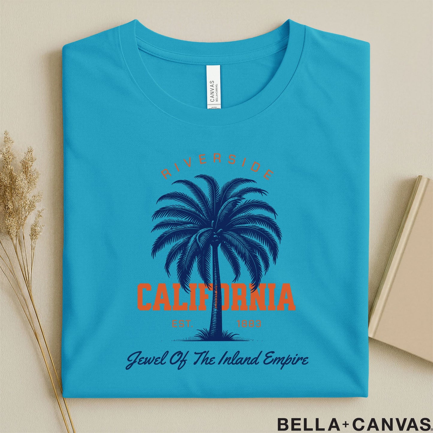 Riverside California Palm Tree T-Shirt – Comfortable Unisex Design