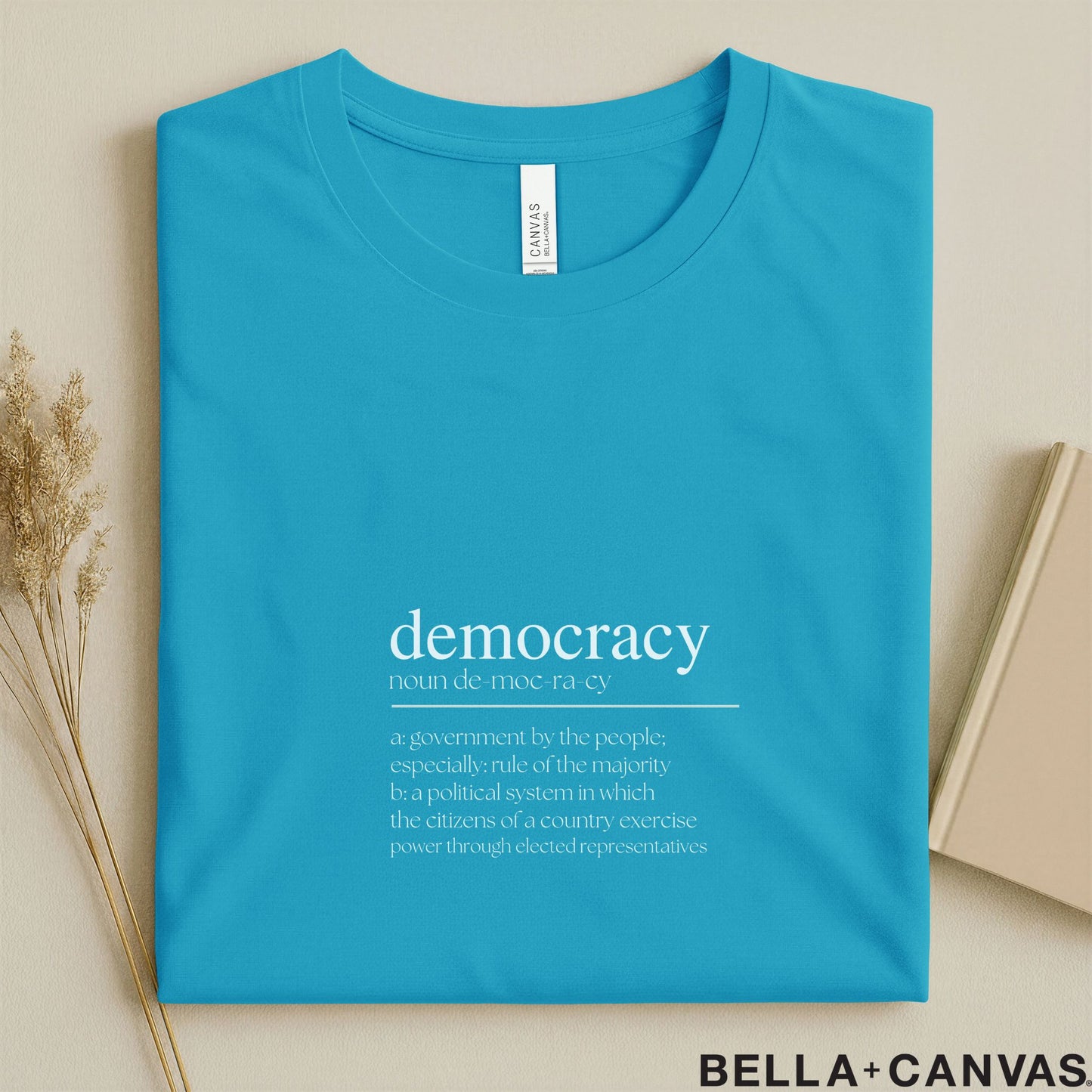 Democracy Typography T-Shirt – Unisex Dictionary Style Tee