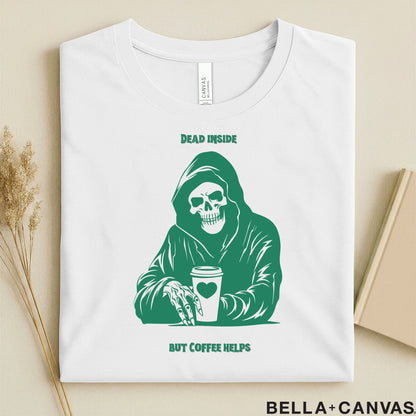 Dead Inside Coffee T-shirt - Perfect for coffee lovers
