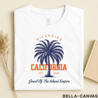 Riverside California Palm Tree T-Shirt – Comfortable Unisex Design