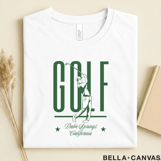 Golf Lovers T-Shirt – Palm Springs California Design – Unisex Fit