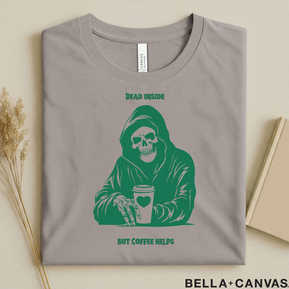 Dead Inside Coffee T-shirt - Perfect for coffee lovers