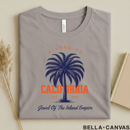 Riverside California Palm Tree T-Shirt – Comfortable Unisex Design