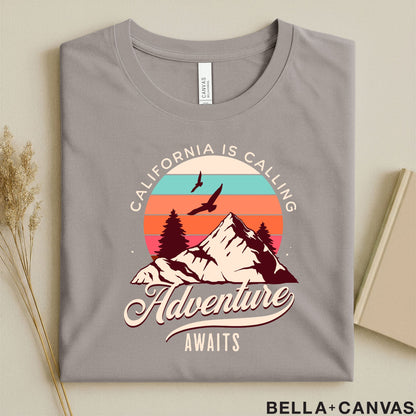 California Adventure Vintage T-Shirt - Unisex Graphic Tee for Travelers