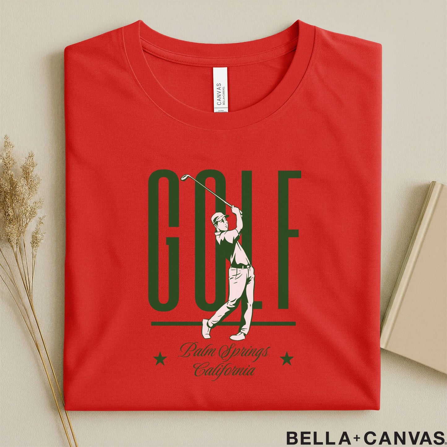 Golf Lovers T-Shirt – Palm Springs California Design – Unisex Fit