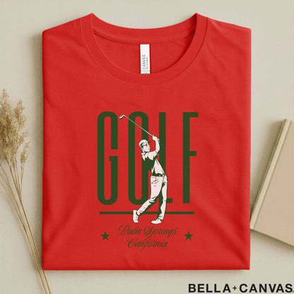 Golf Lovers T-Shirt – Palm Springs California Design – Unisex Fit