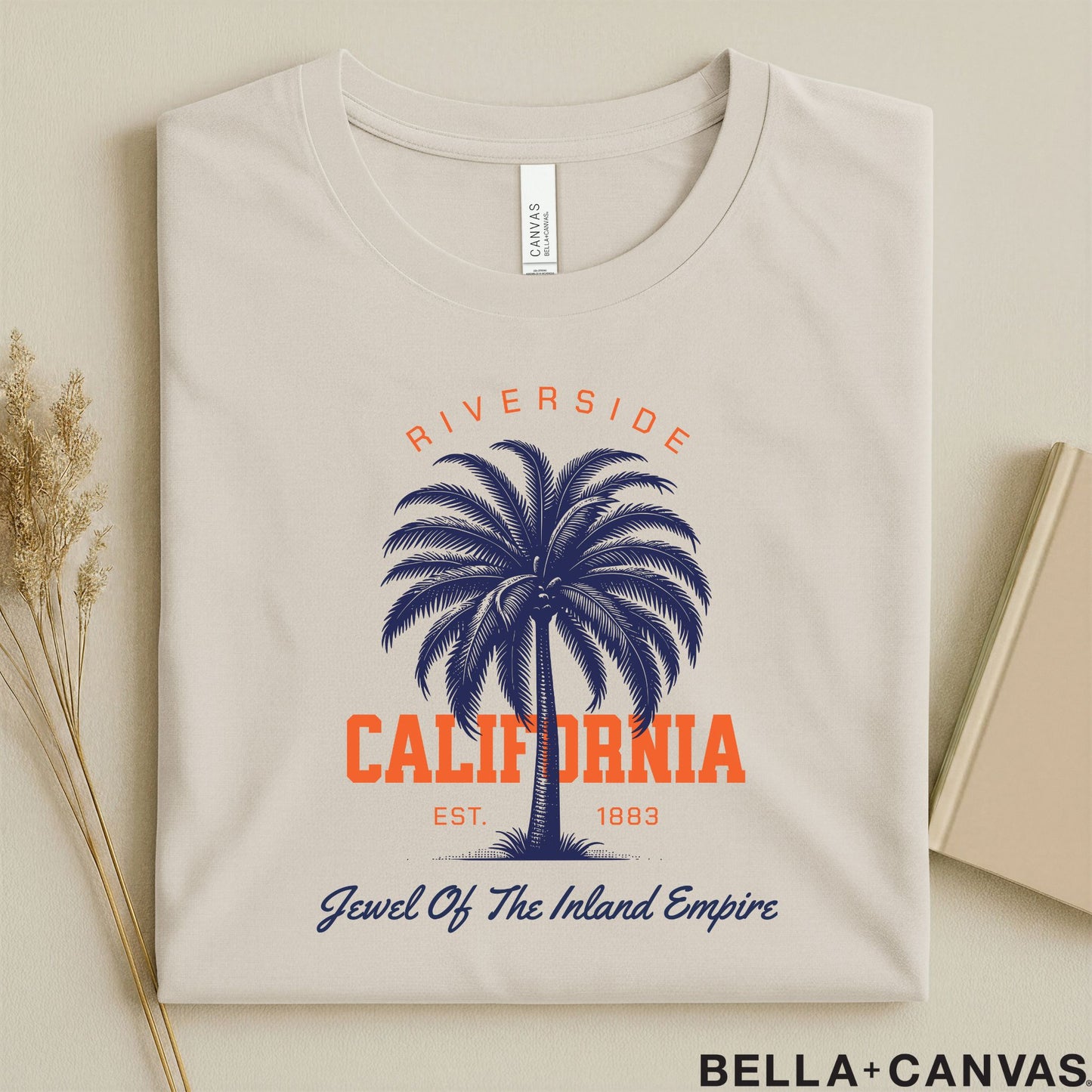 Riverside California Palm Tree T-Shirt – Comfortable Unisex Design