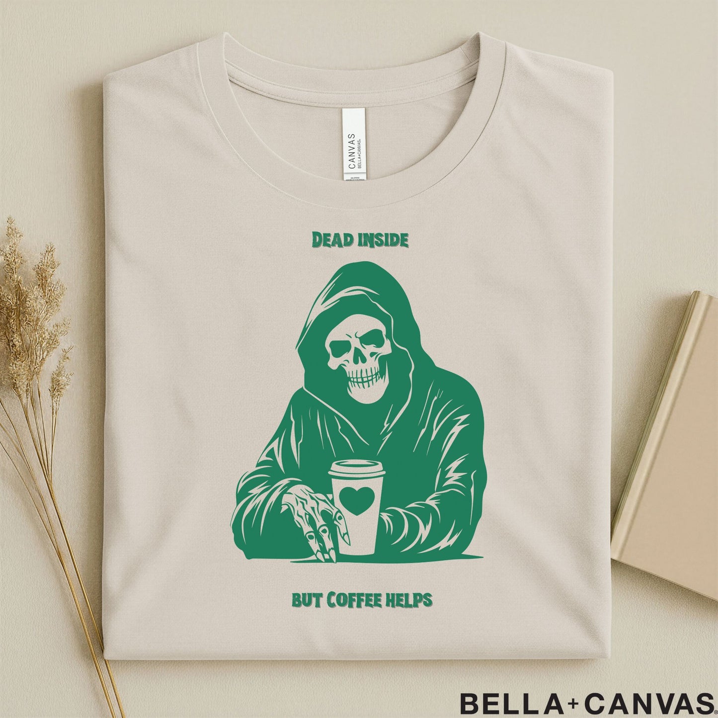 Dead Inside Coffee T-shirt - Perfect for coffee lovers
