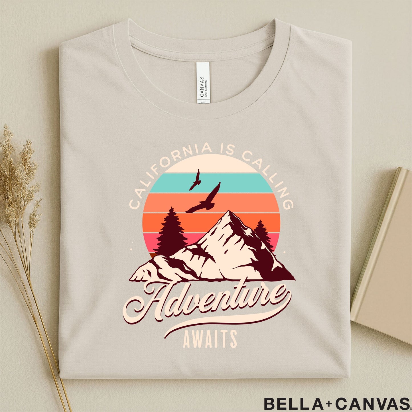 California Adventure Vintage T-Shirt - Unisex Graphic Tee for Travelers