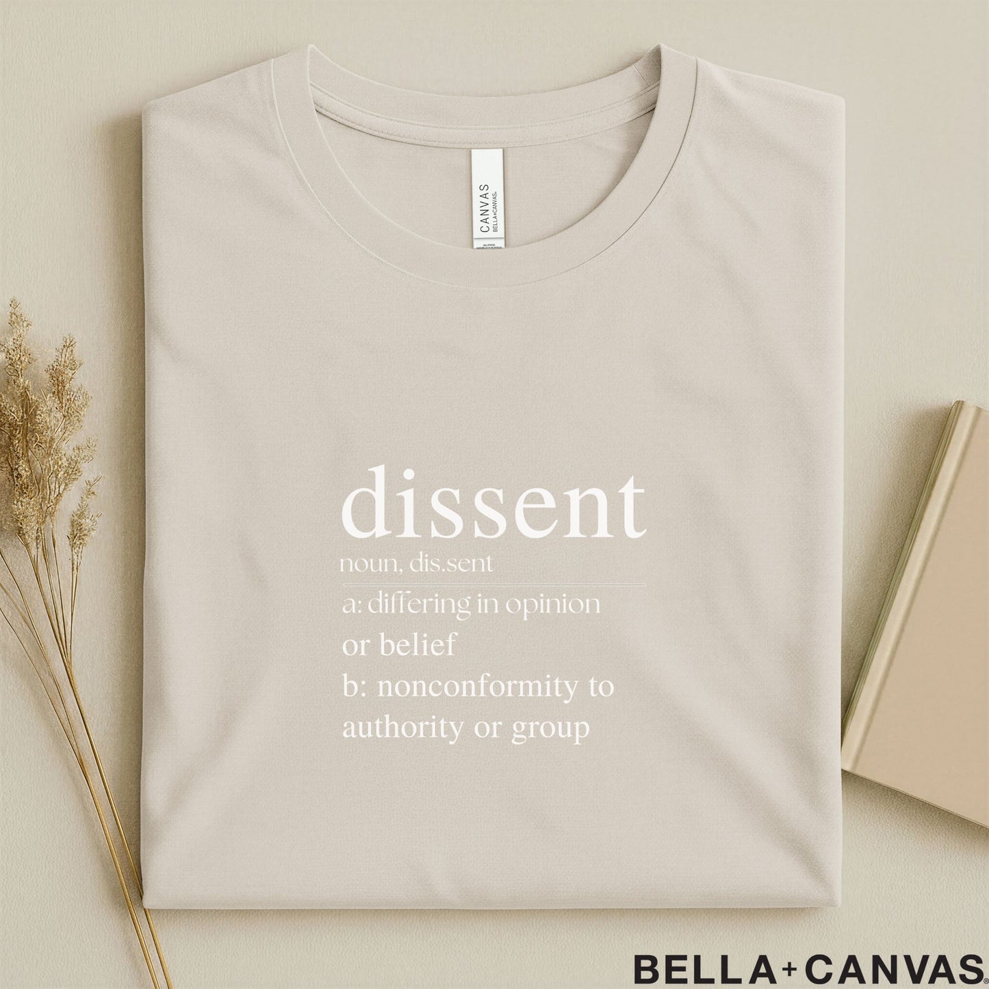 Dissent Dictionary Definition Typography T-Shirt