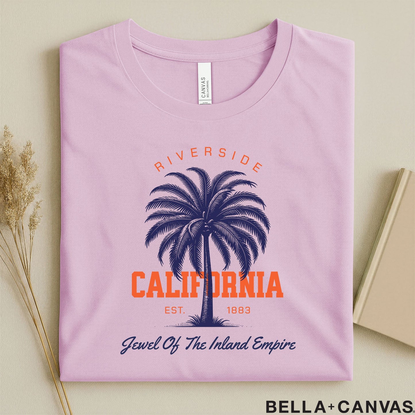 Riverside California Palm Tree T-Shirt – Comfortable Unisex Design