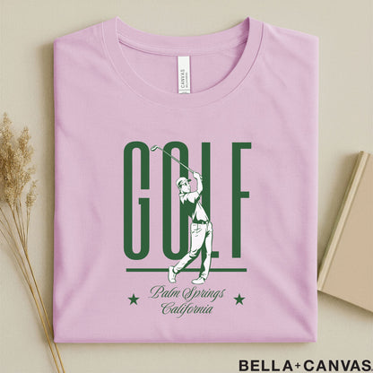 Golf Lovers T-Shirt – Palm Springs California Design – Unisex Fit