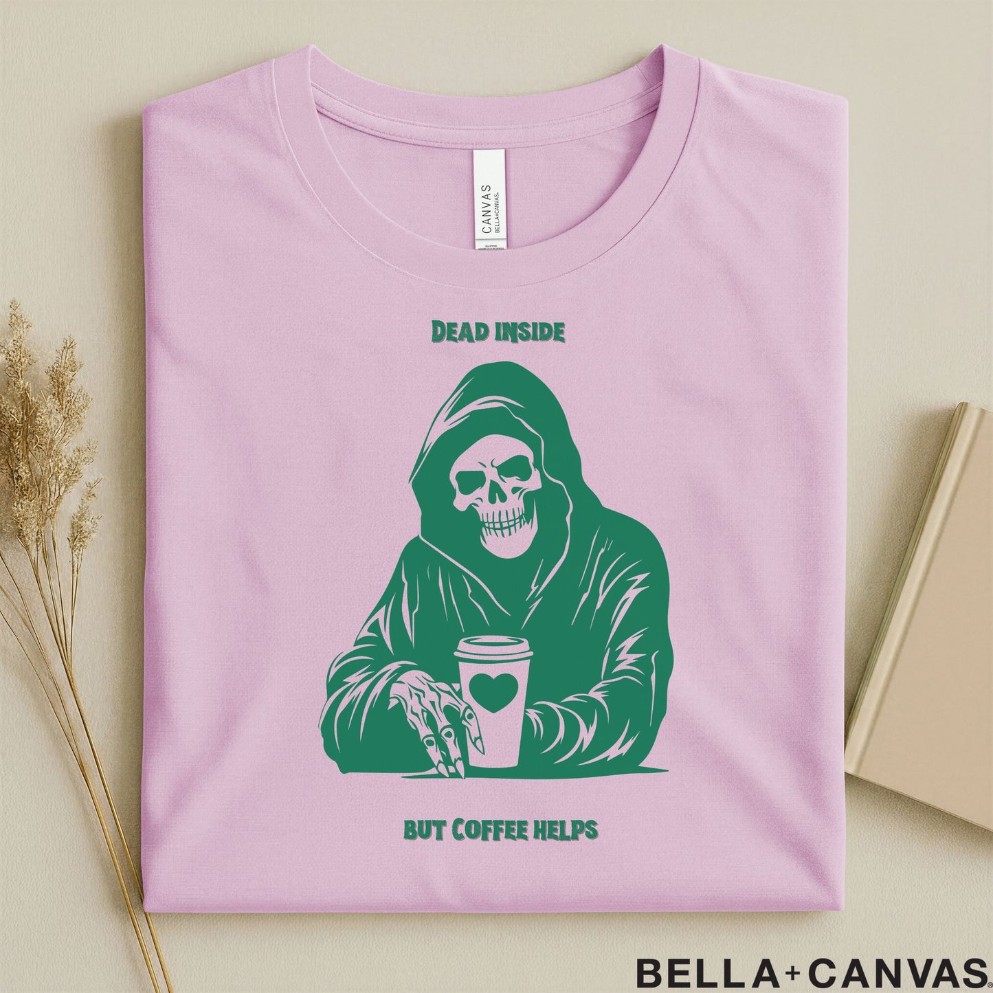 Dead Inside Coffee T-shirt - Perfect for coffee lovers