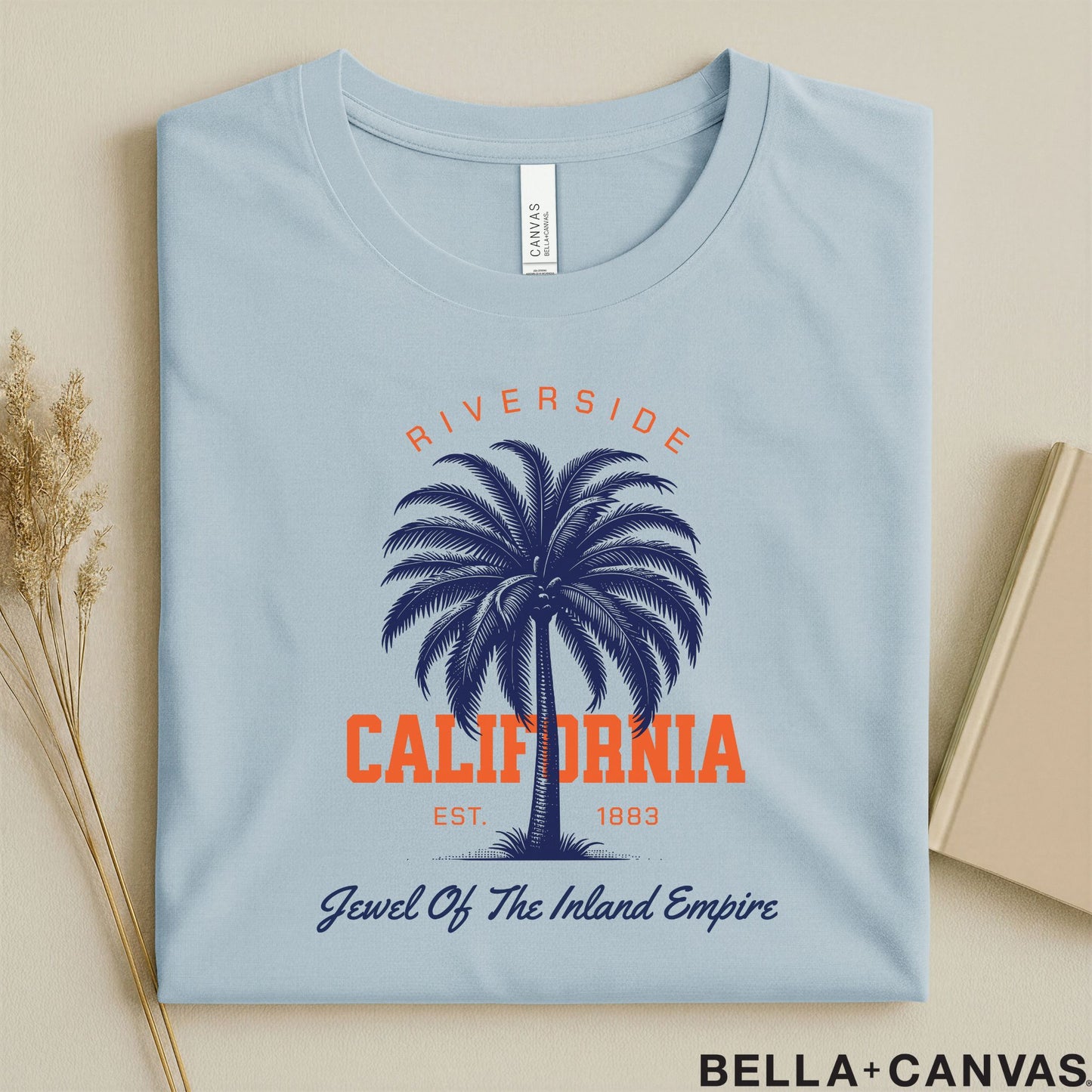 Riverside California Palm Tree T-Shirt – Comfortable Unisex Design