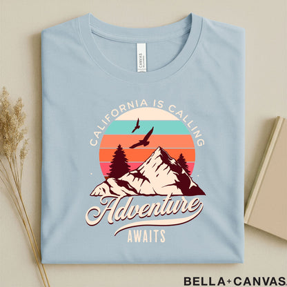 California Adventure Vintage T-Shirt - Unisex Graphic Tee for Travelers