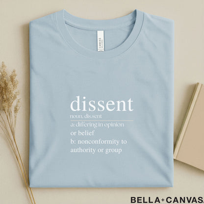 Dissent Dictionary Definition Typography T-Shirt