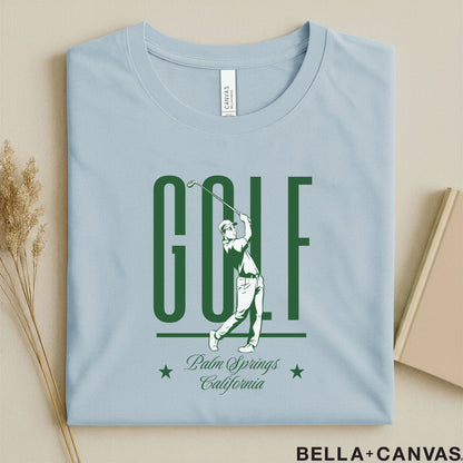 Golf Lovers T-Shirt – Palm Springs California Design – Unisex Fit