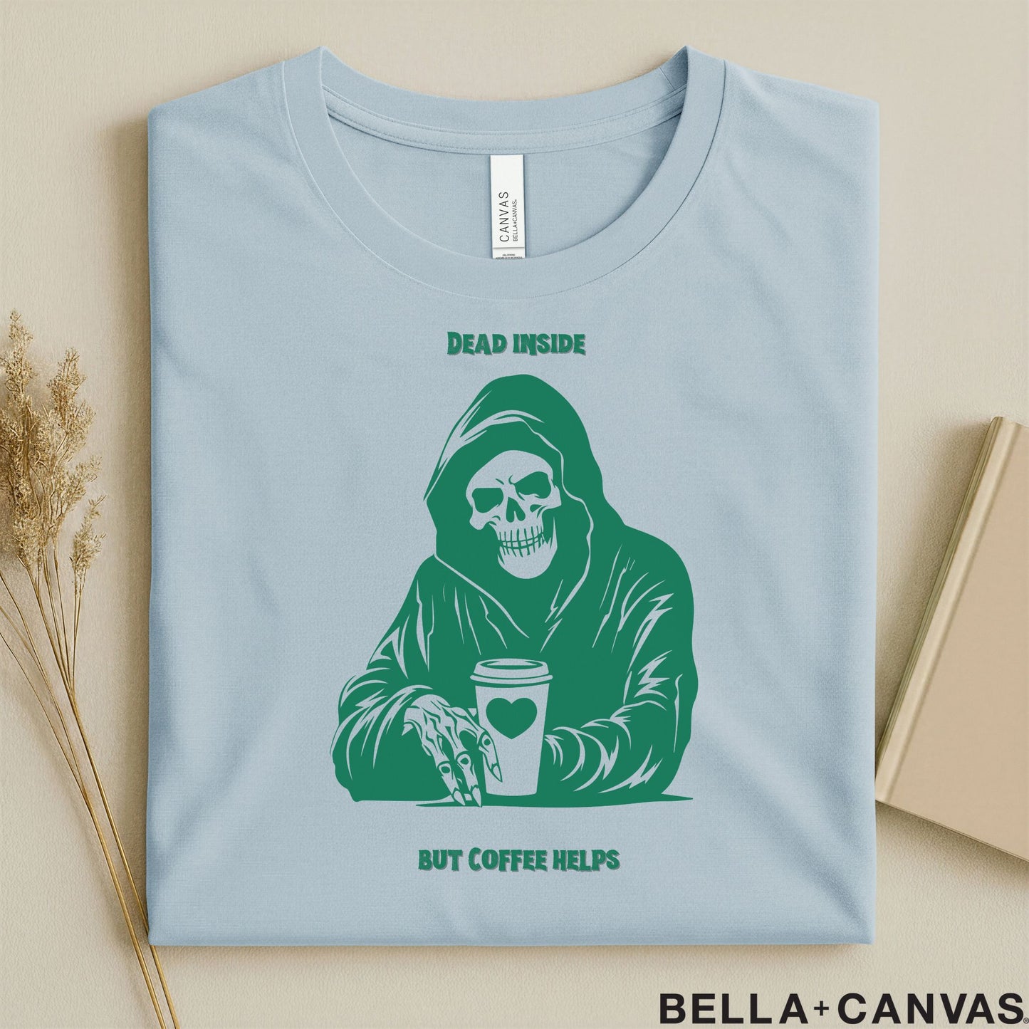 Dead Inside Coffee T-shirt - Perfect for coffee lovers