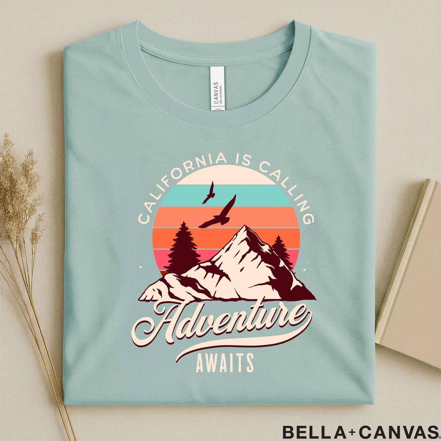 California Adventure Vintage T-Shirt - Unisex Graphic Tee for Travelers