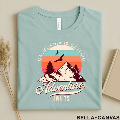 California Adventure Vintage T-Shirt - Unisex Graphic Tee for Travelers