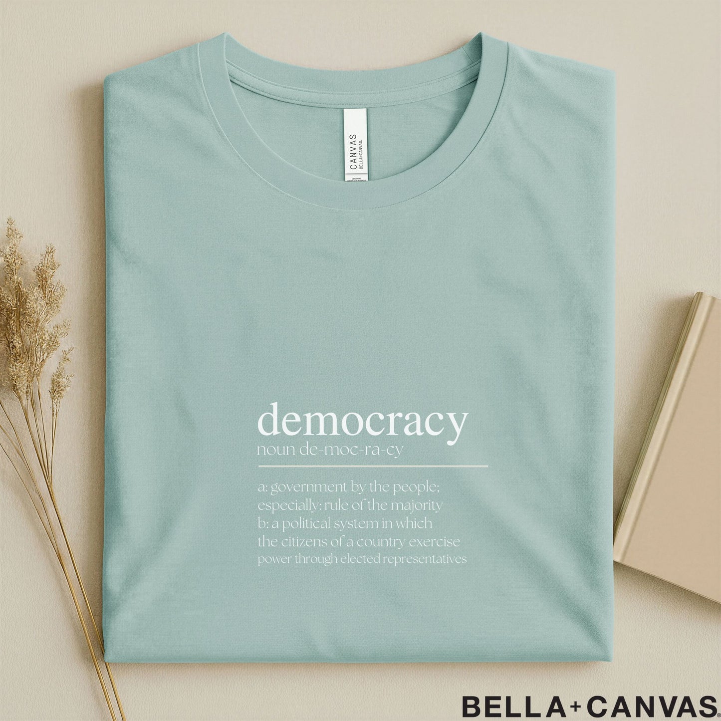 Democracy Typography T-Shirt – Unisex Dictionary Style Tee