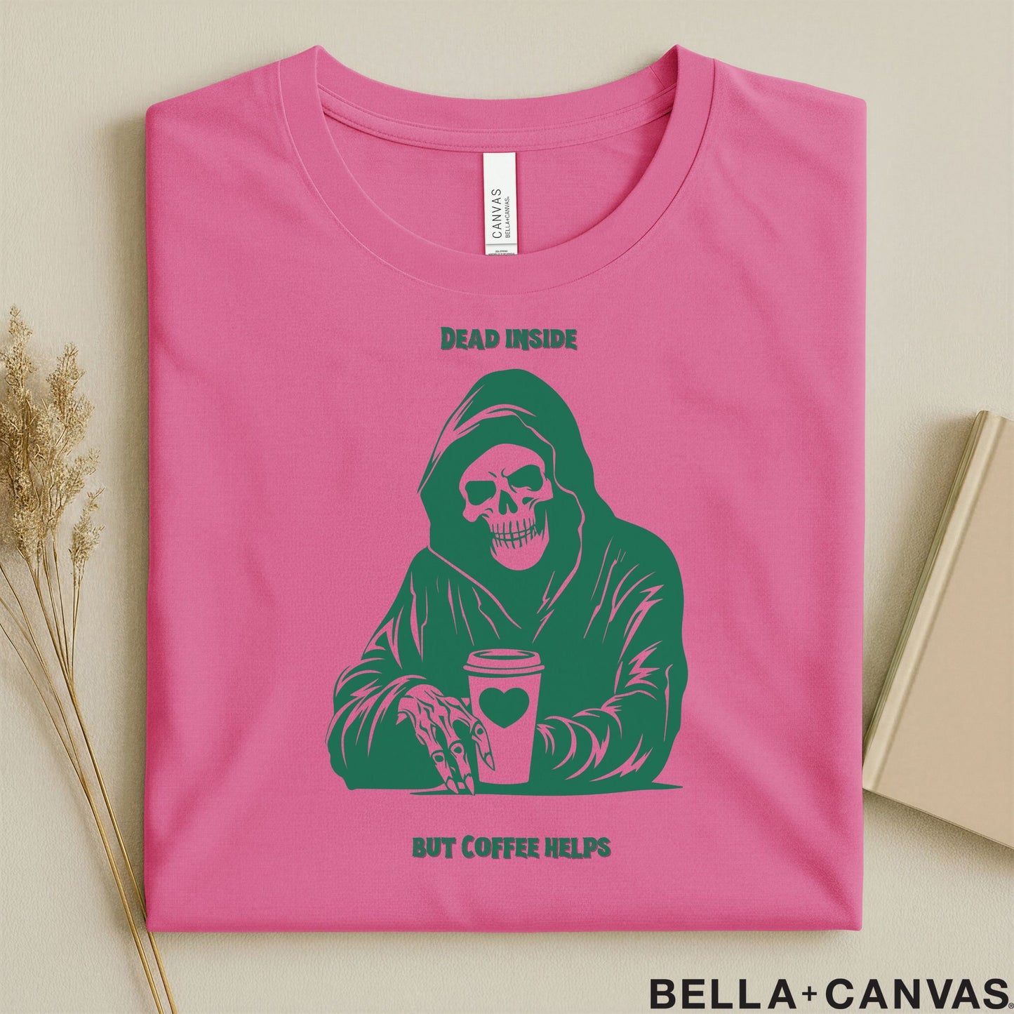 Dead Inside Coffee T-shirt - Perfect for coffee lovers