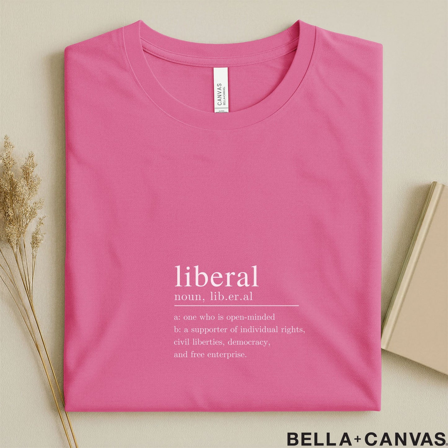 Liberal Typography Definition T-Shirt – Unisex Comfort Fit