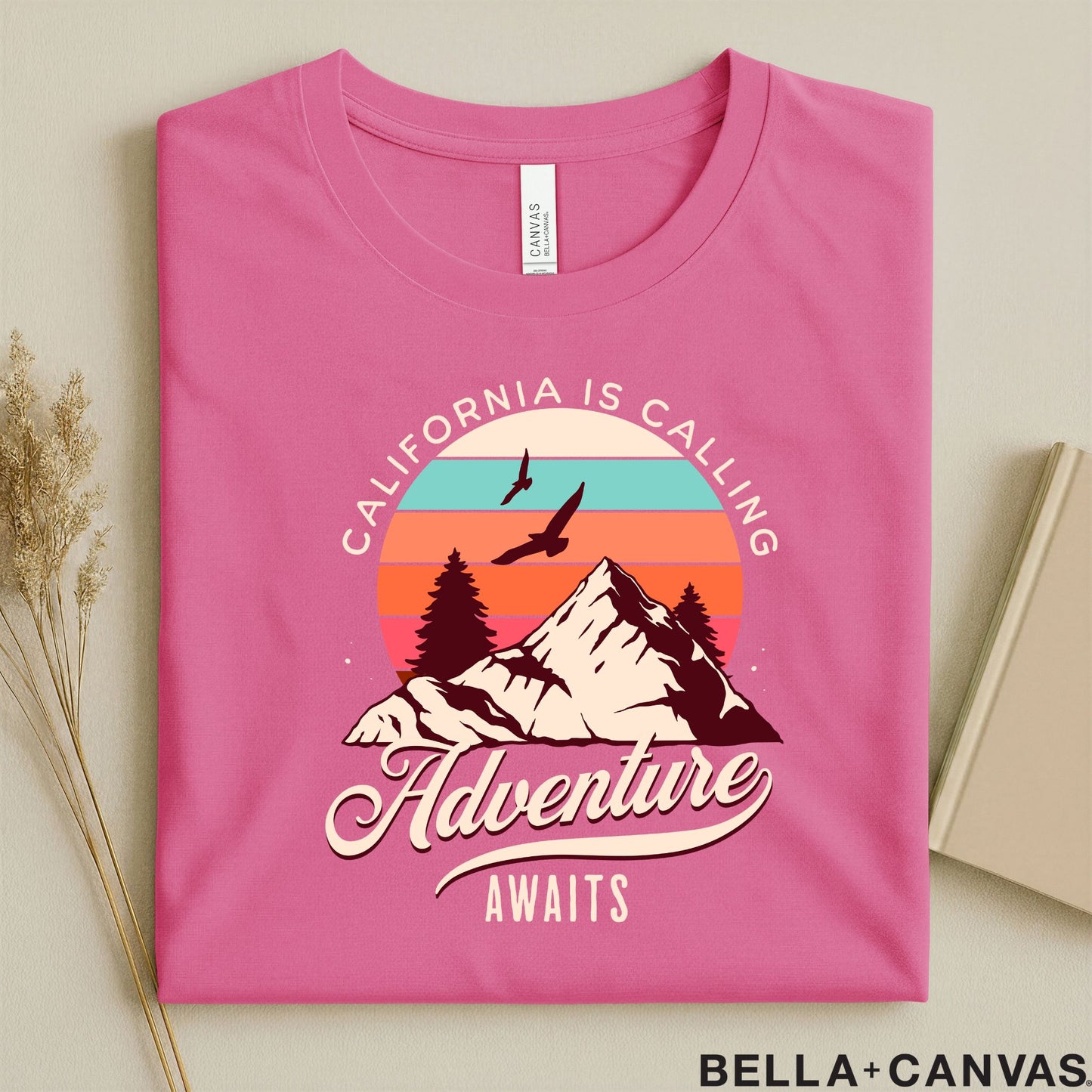 California Adventure Vintage T-Shirt - Unisex Graphic Tee for Travelers