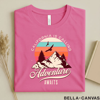 California Adventure Vintage T-Shirt - Unisex Graphic Tee for Travelers