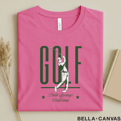 Golf Lovers T-Shirt – Palm Springs California Design – Unisex Fit