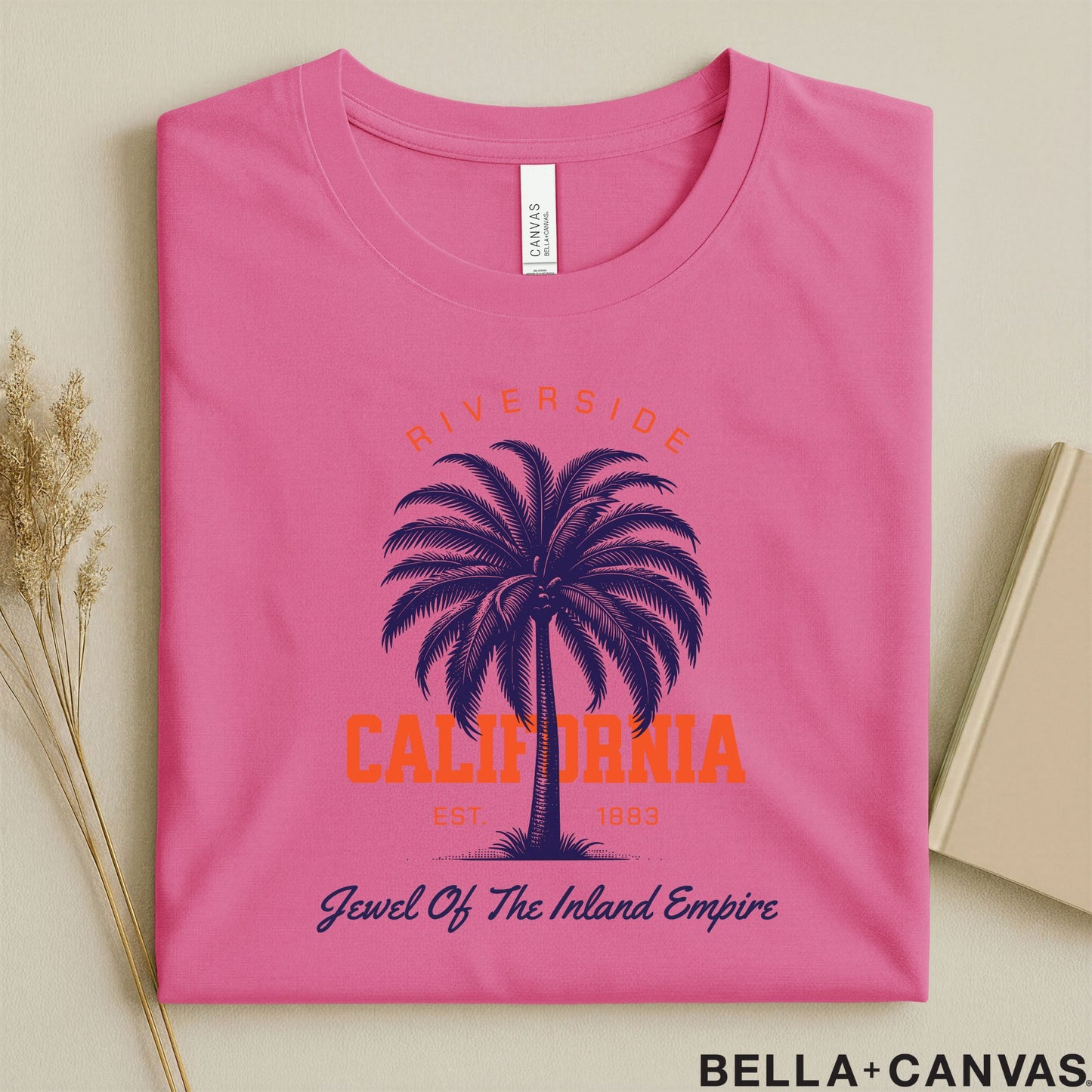 Riverside California Palm Tree T-Shirt – Comfortable Unisex Design