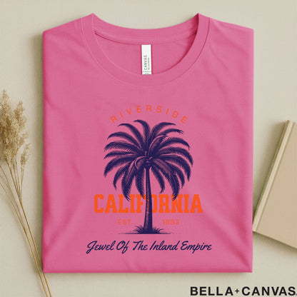 Riverside California Palm Tree T-Shirt – Comfortable Unisex Design