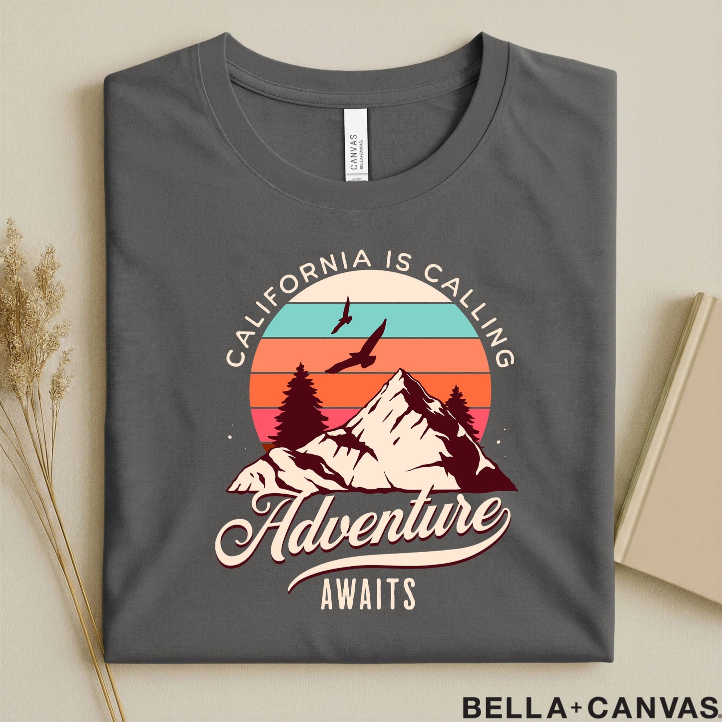 California Adventure Vintage T-Shirt - Unisex Graphic Tee for Travelers