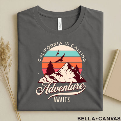 California Adventure Vintage T-Shirt - Unisex Graphic Tee for Travelers